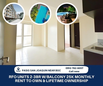 Condo RFO LIPAT AGAD rent to own Pasig near BGC 3br unit 25k monthly only Mandaluyong Makati San juan on Carousell
