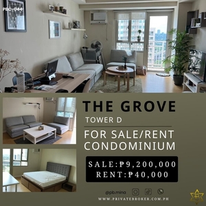For Sale 1 Bedroom with 2 Balcony in The Grove Tower D on Carousell