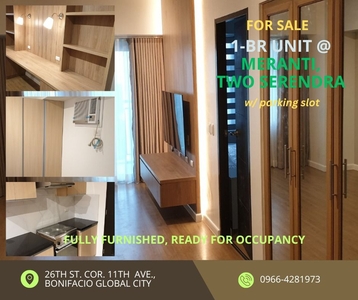 For Sale 1 BR Fully Furnished with 1 T&B