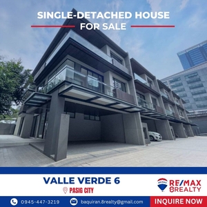 For Sale: Brand New Single-Detached House with Elevator in Valle Verde 6