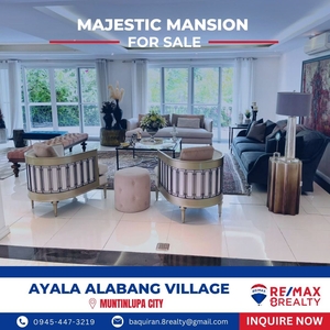 For Sale: Expansive Mansion in Ayala Alabang Village