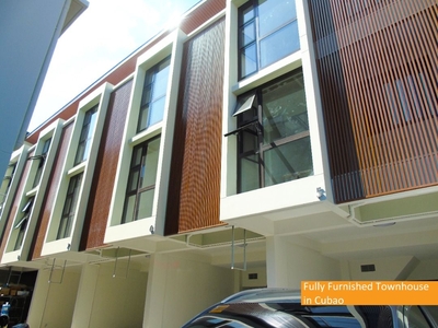 For Sale: Fully Furnished Pre- Owned 3 Bedroom Townhouse in Cubao Quezon City on Carousell