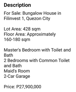 For sale house on Carousell