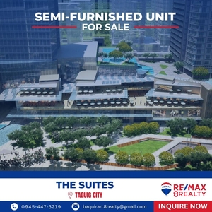 ️ For Sale: Semi-Furnished 3BR Unit in The Suites