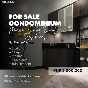 For Sale Studio type in Morgan Suites Executive Residences on Carousell
