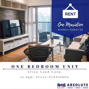 Nicely Furnished and Spacious 1 Bedroom Unit for Rent at One Maridien