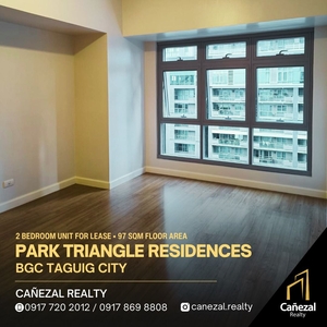 Park Triangle Residences 2 Bedroom Unit at 97 SQM in 8th Floor BGC Taguig City For Lease on Carousell