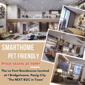 Pre-Selling 3 bedroom condo unit with balcony and maids room for sale in Bridgetowne Pasig at The Le Pont Residences near BGC and Ortigas on Carousell