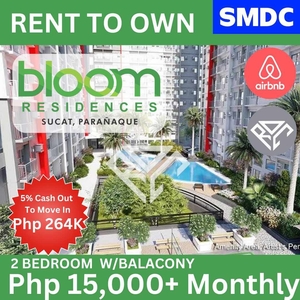 RENT TO OWN 2 BEDROOM UNIT BLOOM RESIDENCES Php 22