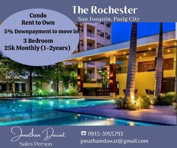 Rent to own condo in Pasig 3BR on Carousell