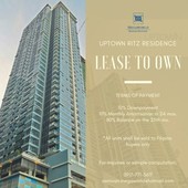 For Sale: Lease to Own 2 Bedroom Condo at UPTOWN RITZ in Global City Taguig