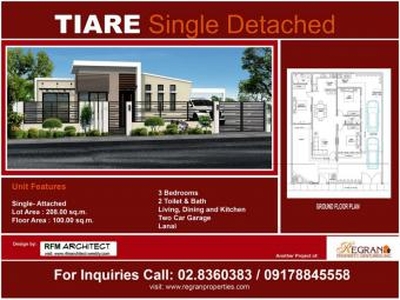 TIARE Single-Detached For Sale Philippines