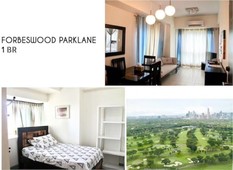 1 Bedroom Unit in BGC Forbeswood Parklane with Manila Golf Club view