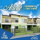 4BEDROOMS ADELLE W/ FENCE AFFORDABLE HOUSE AND LOT FOR SALE NEAR IN METRO MANILA