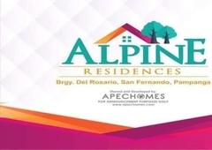 ALPINE RESIDENCES in SAN FERNANDO PAMPANGA