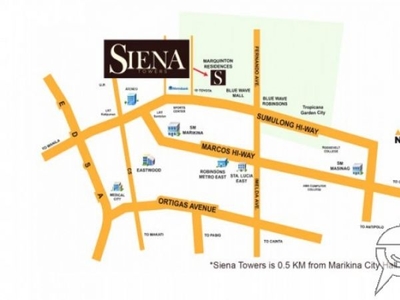 1 BR in Marikina City with 29sqm