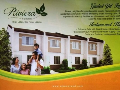 2 Bedroom Townhouse for sale at Riviera Heights, Labas, Santa Rosa, Laguna