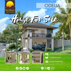 3 Bedrooms house for sale in Sun Valley Estates, Antipolo City | Model: ODELIA