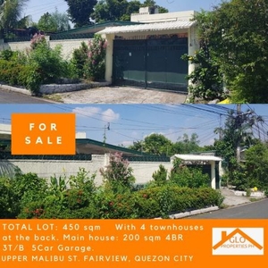 450 sqm House and Lot for sale