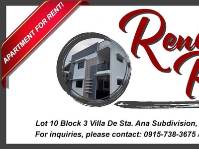 Apartment For Rent in Sta Ana, Pampanga