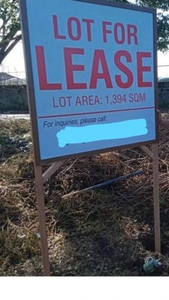 COMMERCIAL LOT OF LEASE/SALE