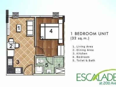 Escalades East Tower 1 Bedroom Unit (Cubao,Quezon City) by Robinsons Land Corp