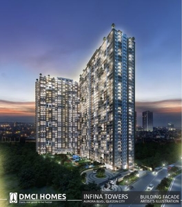Stunning 30SQM Studio unit facing Makati skyline / Higher floor level unit 4312