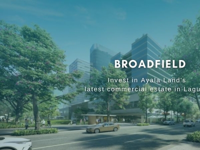FOR SALE: BROADFIELD COMMERCIAL ESTATE - THE NEXT BGC IN LAGUNA