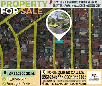 Lot For Sale in Bgy. No. 23 San Matias
