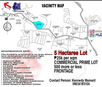 Lot for Sale ₱25k per sqm | 5 Hectares