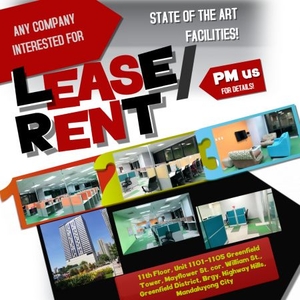 Office space ready for occupancy (Rent / Lease)