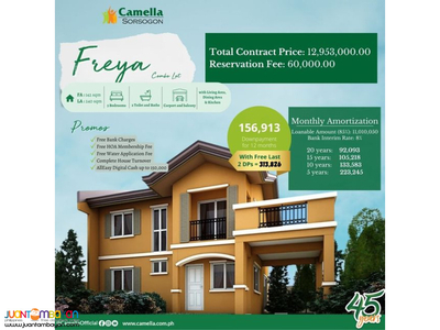 FREYA CAMELLA - HOUSE & LOT FOR SALE (SORSOGON)