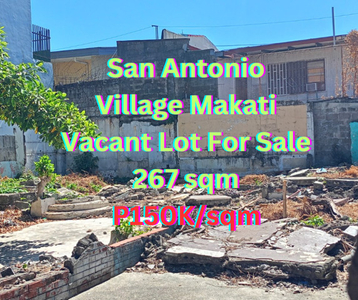 Lot For Sale In San Antonio, Makati