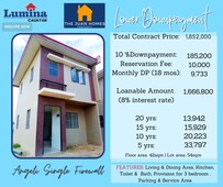 Easy to Pay for Global Pinoy 3 Bedrooms Angeli Single Firewall in Lumina Cauayan, Isabela