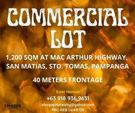 Lot For Sale In San Matias, Santo Tomas