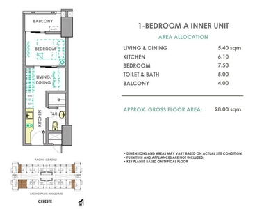 prisma residences - 1br unit and parking for 21k!