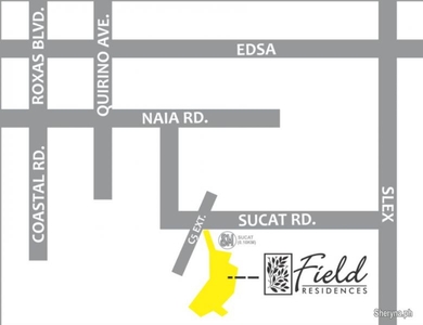 Paranaque 1 Bedroom for sale at Field Residences near Airport