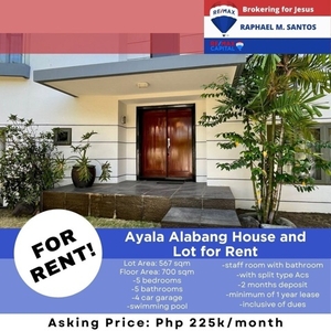 Townhouse For Rent In Ayala Alabang, Muntinlupa