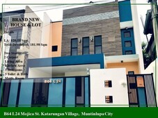 Brand-new house and lot in katarungan Village