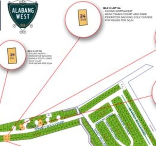 349 sq.m. Residential Lot For Sale in Alabang West, Las Piñas City