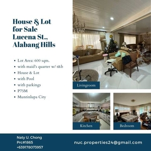 Villa For Sale In Muntinlupa, Metro Manila
