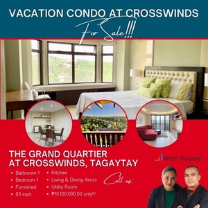 Condo For Sale In Iruhin South, Tagaytay