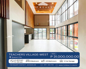 House For Sale In Teachers Village West, Quezon City