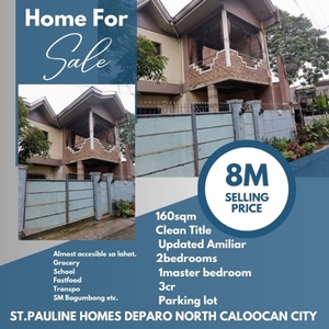 Townhouse For Sale In Deparo, Caloocan