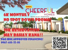 6k monthly only HOUSE & LOT in smdc mabalacat pampanga NO DOWN PAYMENT