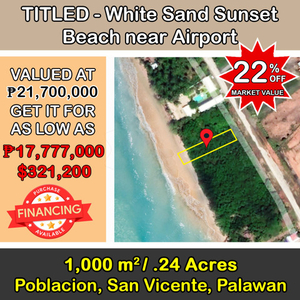 Lot For Sale In Poblacion, San Vicente