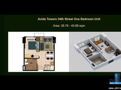 1BR Condo for Resale in Avida Towers 34th Street