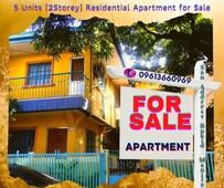 5 Units (2 Storey) Residential Apartment for Sale with 1 Caretaker Room and 1 Storage Room