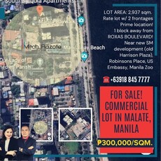 Lot For Sale In Malate, Manila
