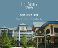 For Investment Studio unit in Tagaytay for 3.3M